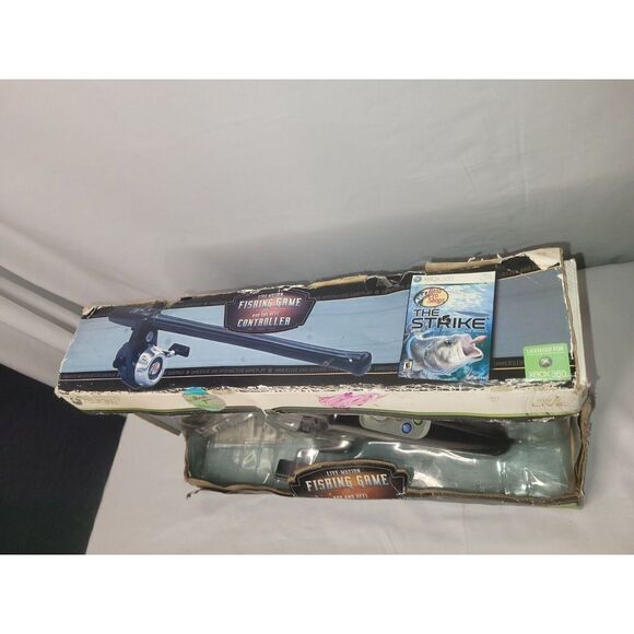 Bass Pro Shops XBOX 360 Fishing Rod And Reel Controller for The Strike VideoGame - Picture 4 of 10